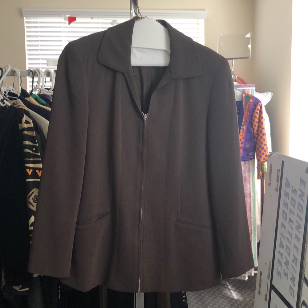 Ann taylor brown jacket